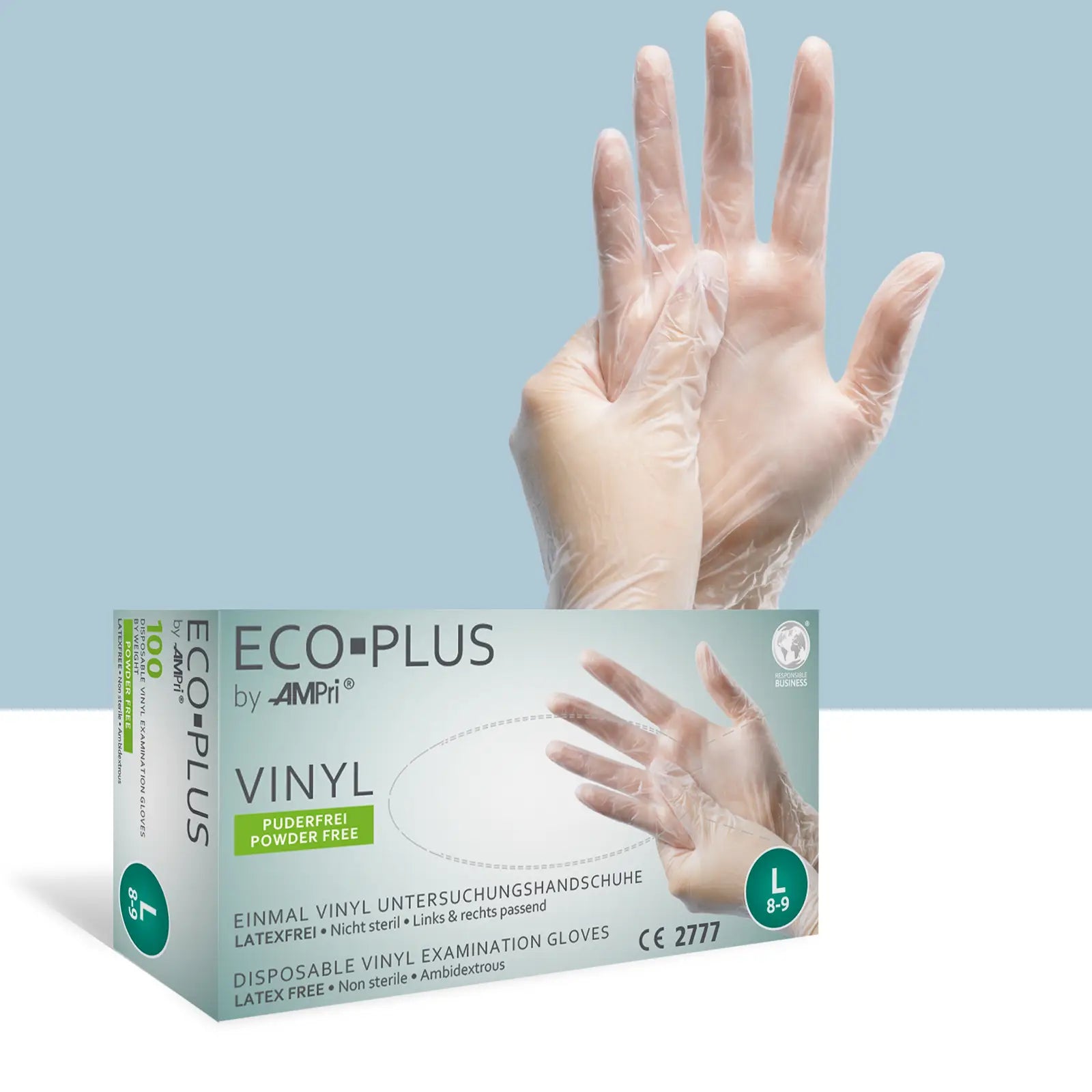 10 Boxen Einweghandschuhe Vinyl, puderfrei