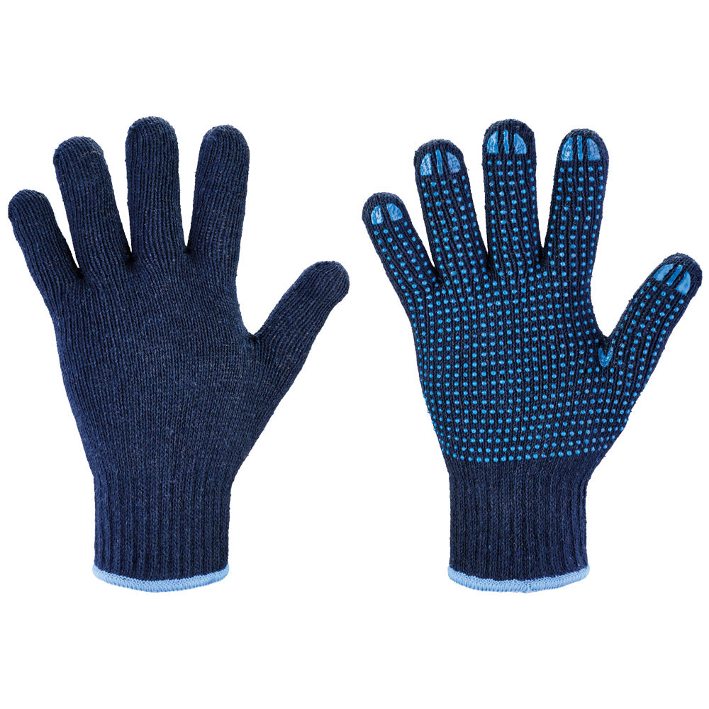 Grobstrick Handschuhe blauen Noppen 240 Paar entdecken