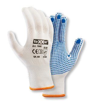 36 Paar Strickhandschuhe mit Noppen -verschiedene Modelle- (Restposten)