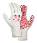 240 Paar Feinstrick-Handschuhe mit roten Noppen