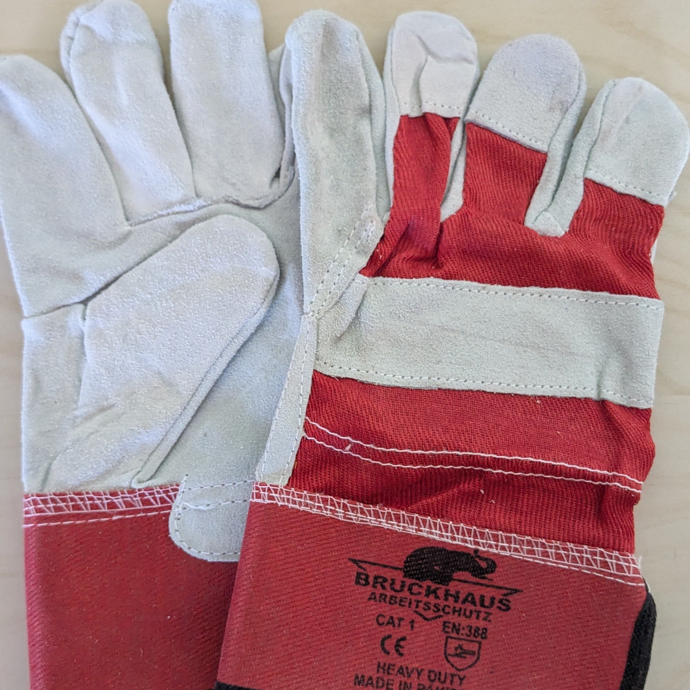 120 Paar Rindspaltleder-Handschuhe, Eigenimport -TOP-PREIS!!-