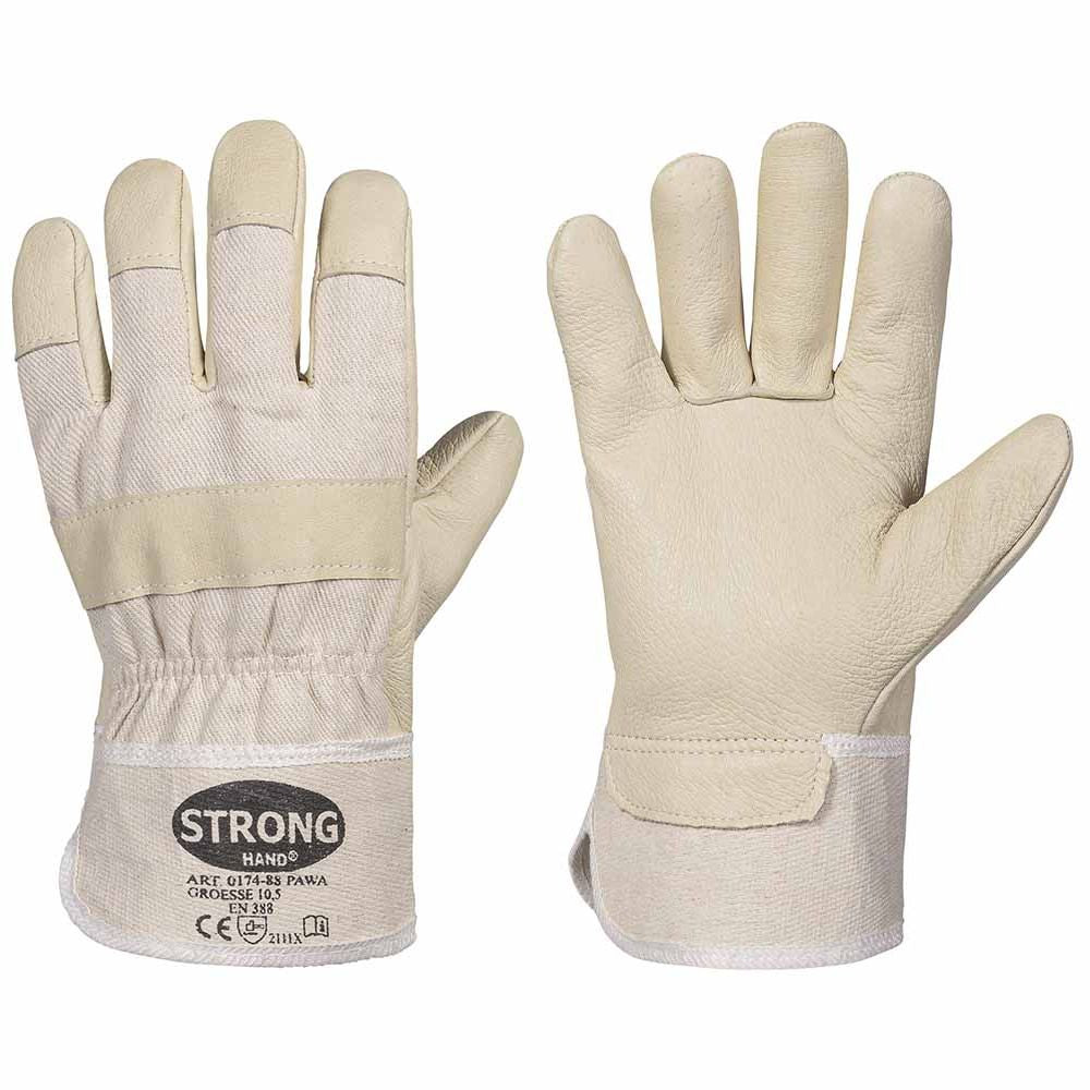 12 Paar Schweinsvollleder-Handschuhe 88PAWA
