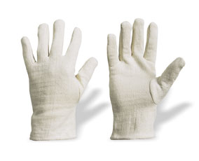 Baumwoll-Jersey Handschuhe, 36 Paar