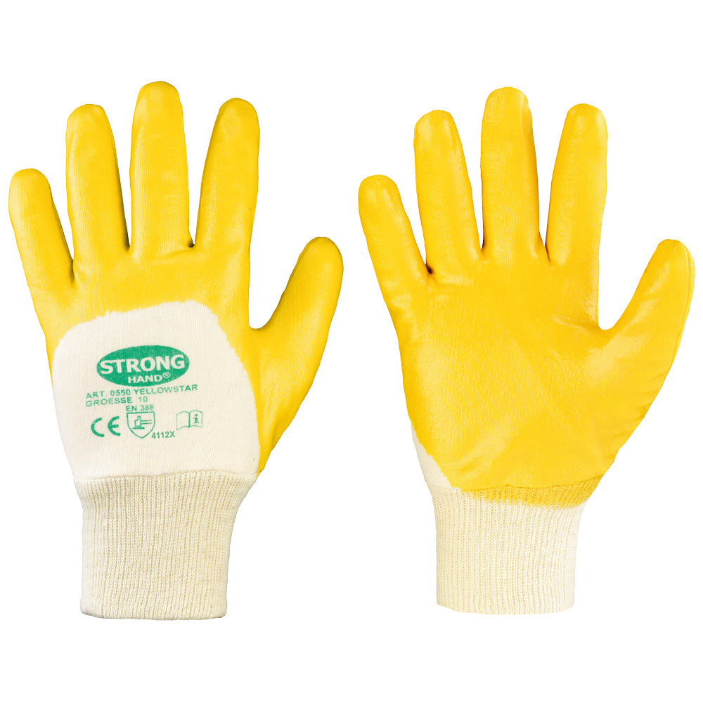144 Paar Nitril Arbeitshandschuhe, gelb, YELLOWSTAR