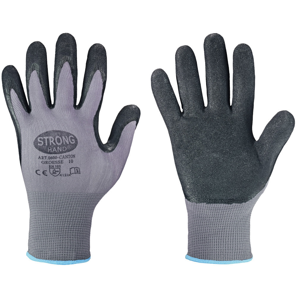 120 Paar Montagehandschuhe mit Micro-Nitrilschaum-Beschichtung, gesandet