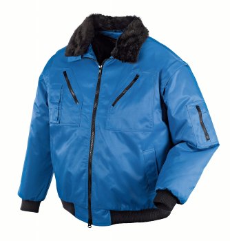 Piloten Jacke mit Faserpelz Futter