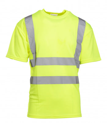 10er Sparset Warnschutz T Shirt - Polyester 130 gr.