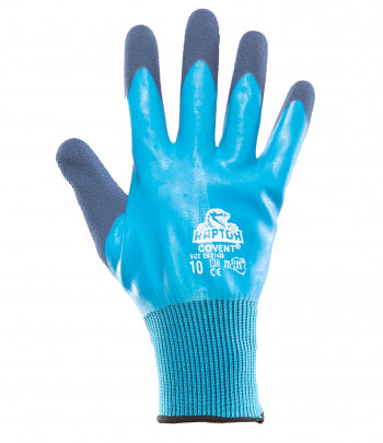 120 Paar Latex Handschuhe, ganz beschichtet RAPTOR